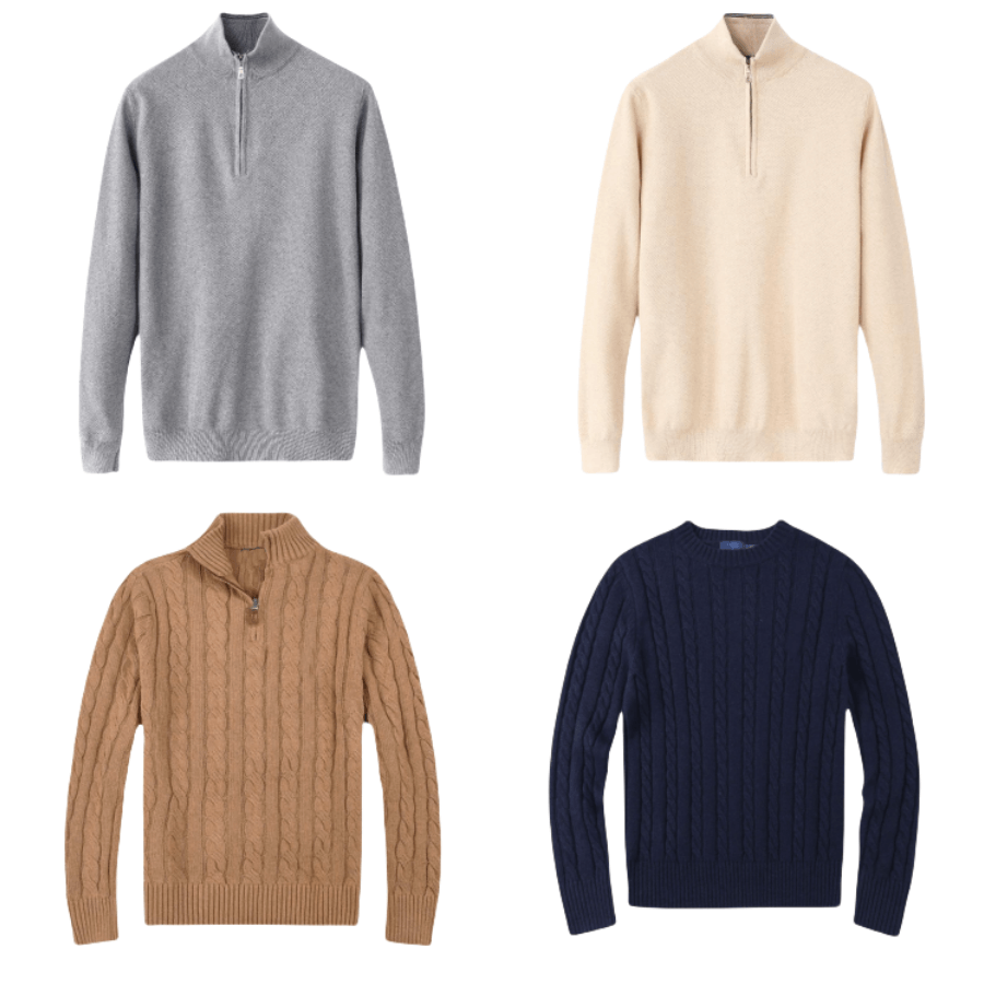 Quarter Zip Polo Sweater Polo Pullover Designer Sweater Wool Sweater Jumpers Mens Sweater Embroidery Winter Mens Winter Coat Man Knit Designer Sweater Men Polo 20ss