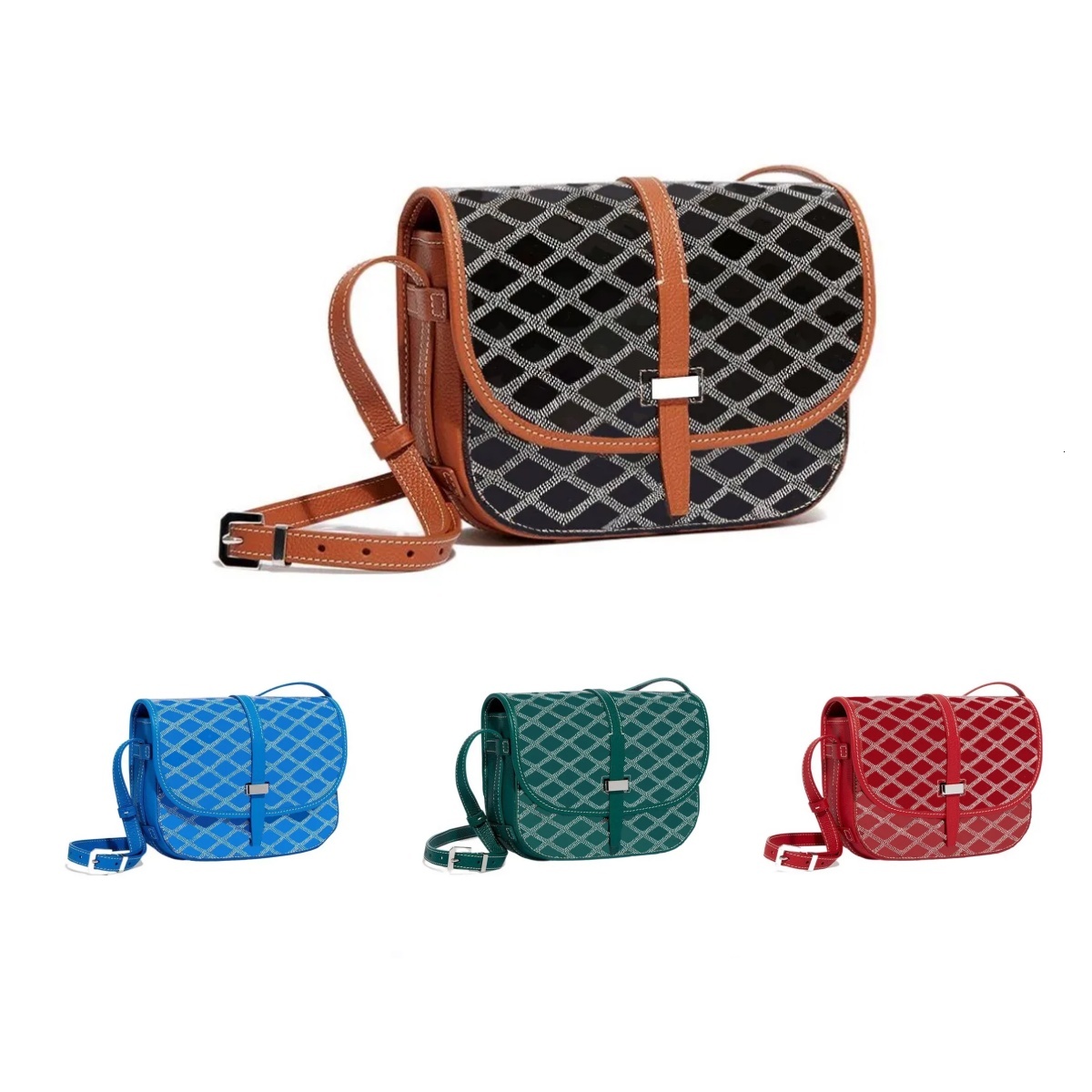 Leather Mini Crossbody Wallet Weekend luxury Women's Men's Premium Designer Handbag Fashion Shoulder Bag 012