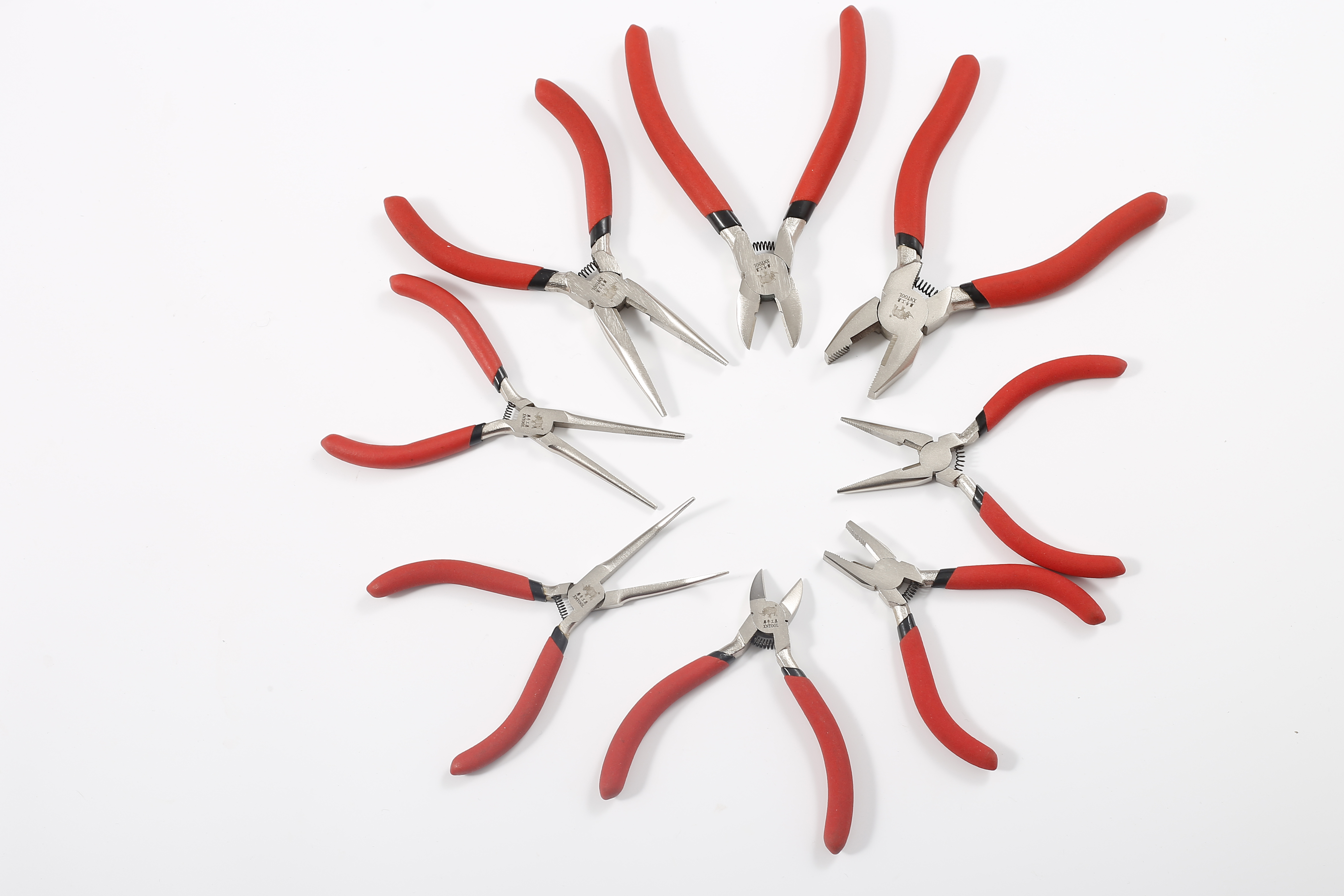 Japanese style pliers with plastic handle durable
