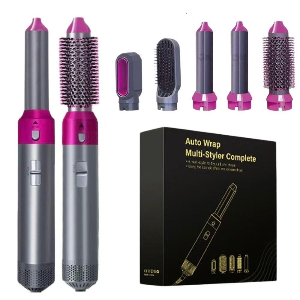 Anion Curling Irons Warm Comb Hairdryer Dryer Hair Shaper 6 in 1 Designer Fashion Mens Womens Unisex 4Colors free shipping