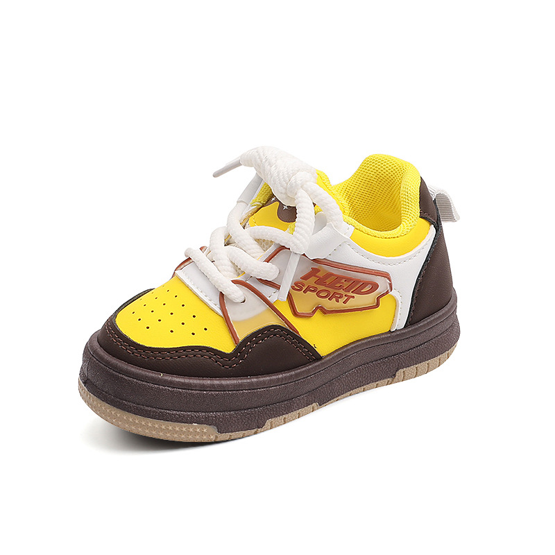 Designer Kids Shoes Thick Bottom Versatile Kids Trainers Cutefeet for Toddler Fashion boy School Leisure Tennis Shoes Non-slip Chunky Sizes 21 - 32