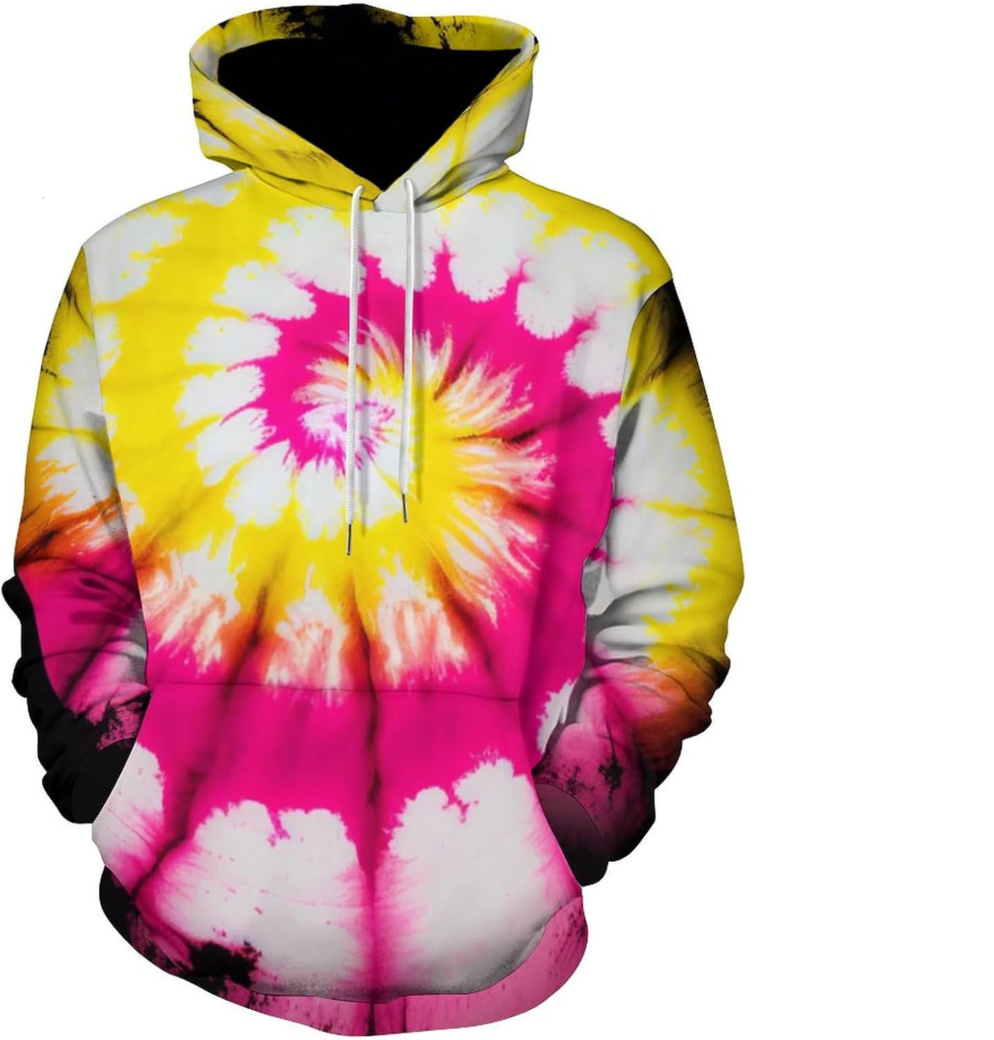 Hoodie for Mens Womens Mens Novelty Rainbow Spiral Hoodie Hippie Tie Dyed Sweatshirt Hoodies Top Graphic Hoodies sweatshirt