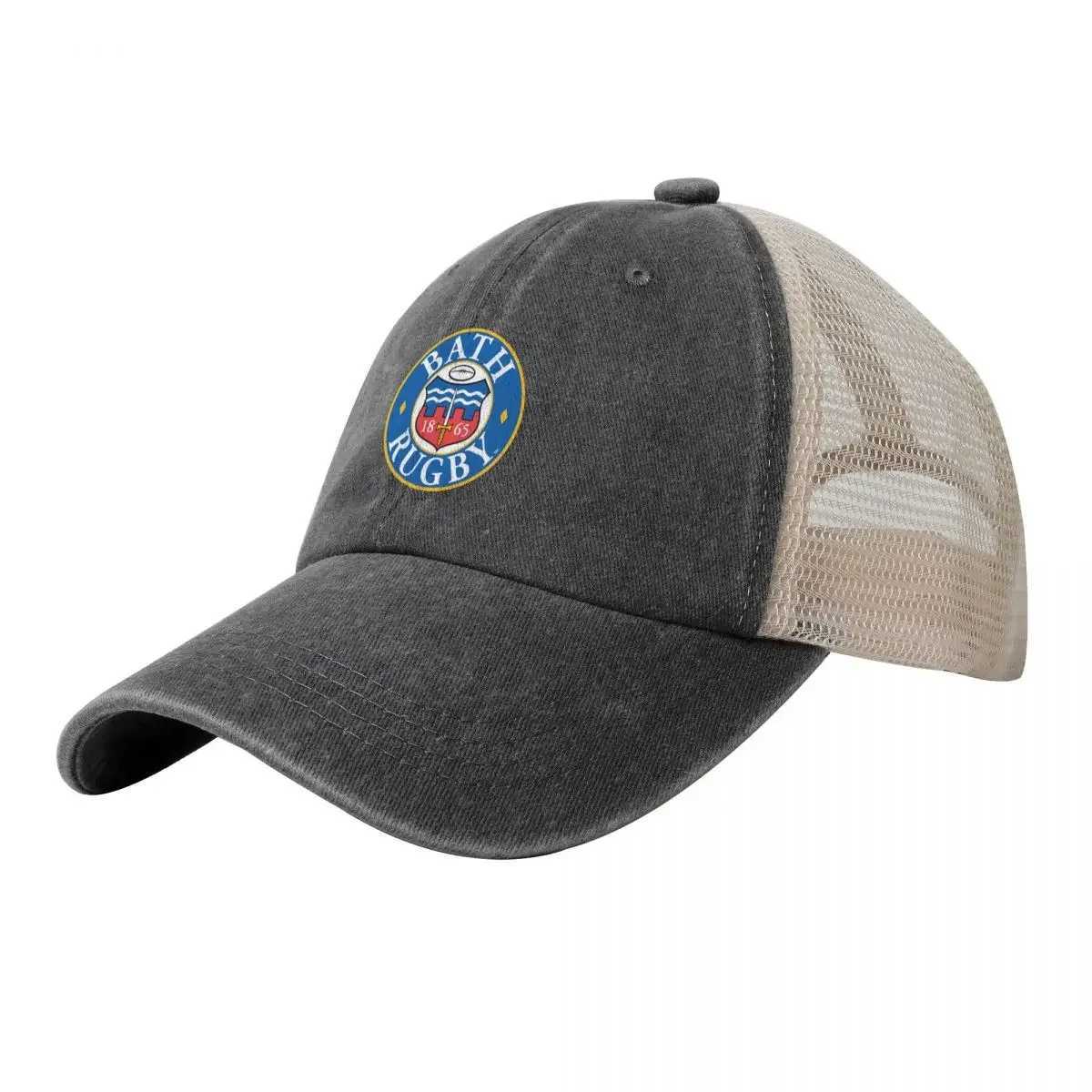 Bath rugby Cowboy Mesh Baseball Cap Ball Cap funny hat Womens MensX240930
