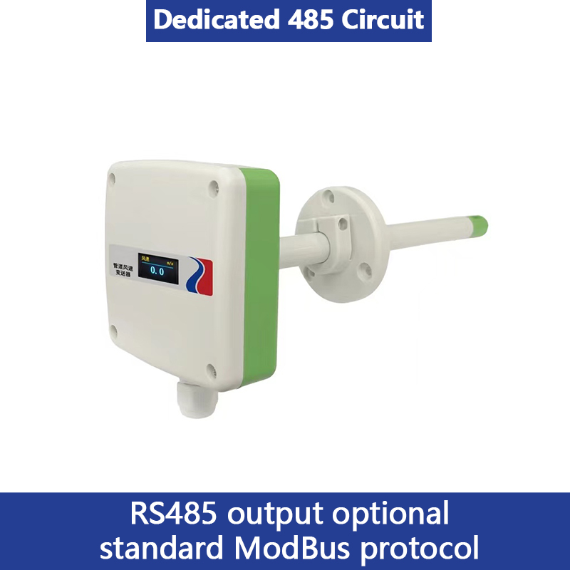Ducted Wind Speed Transmitter Environmental Sensor Whole Environment Factor Detection and Monitoring
