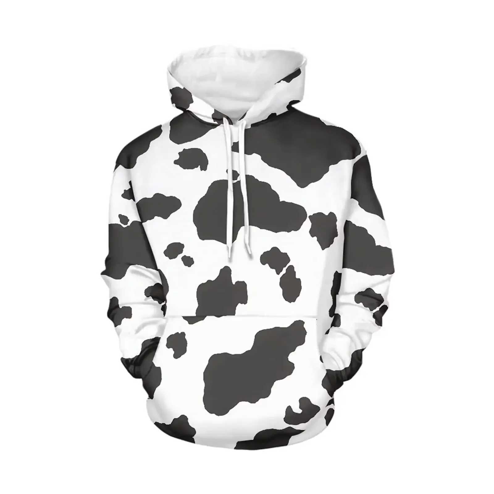 Interesting Christmas alpaca 3D printed mens hoodie fashion autumn new hoodie sweater Santa Claus role-playing Y2k top Y241016