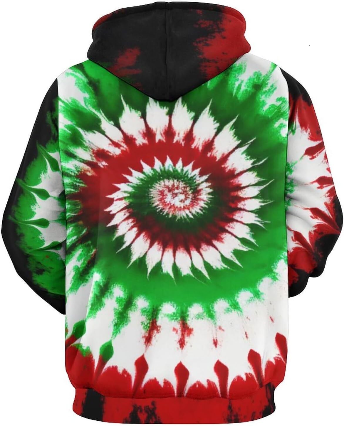 Hoodie for Mens Womens Funny Rainbow Coffee Stripe Hoodie Tie Dyed Summer Casual Sweatshirt Hoodies Graphic Hoodies sweatshirt Pullover Long Sleeve