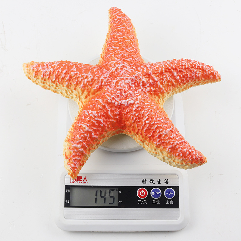 Eco-Friendly Sea Life Ornament Large Soft Plastic Starfish Sculpture for Kids Aquariums and Craft Projects