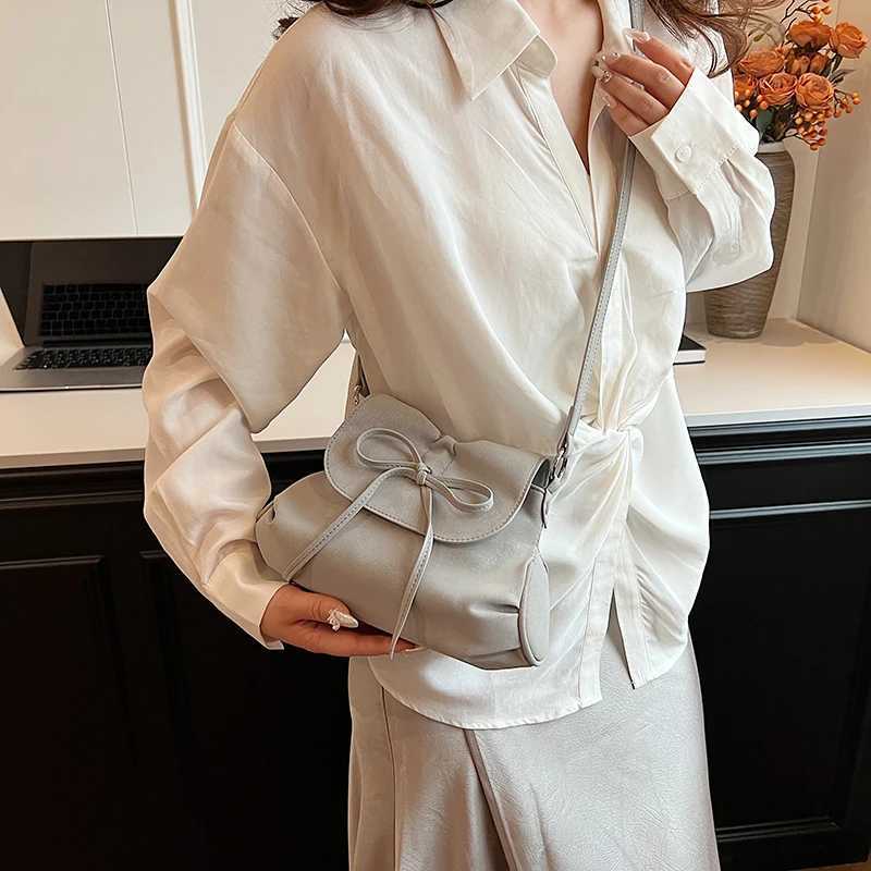 Ladies Casual Satchel Bag Large Capacity Pu Bow Underarm Trendy Clutch Handbag Adjustable Strap Outdoor Travel 241016