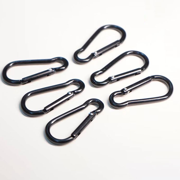 Wholesale Full-black 46mm Climbing Buckle with Quick Release for Camping