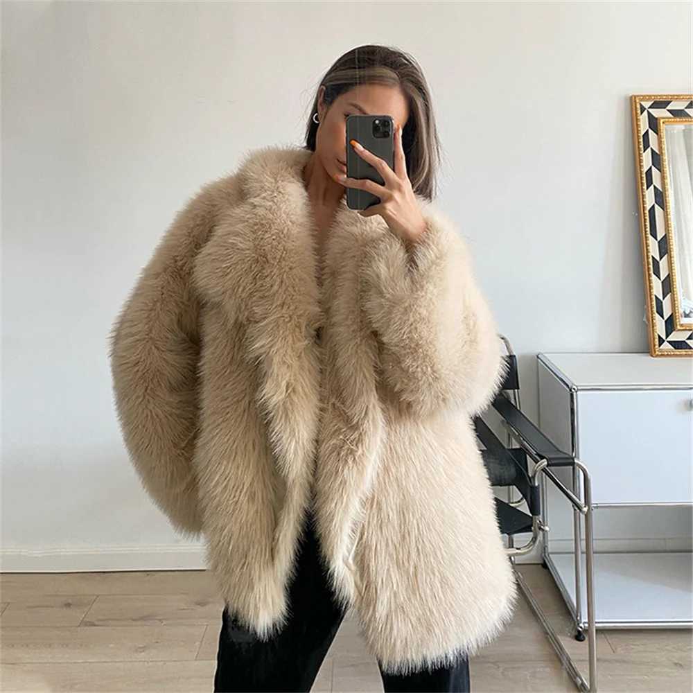 Fuzzy Fur Coat Wint… - image
