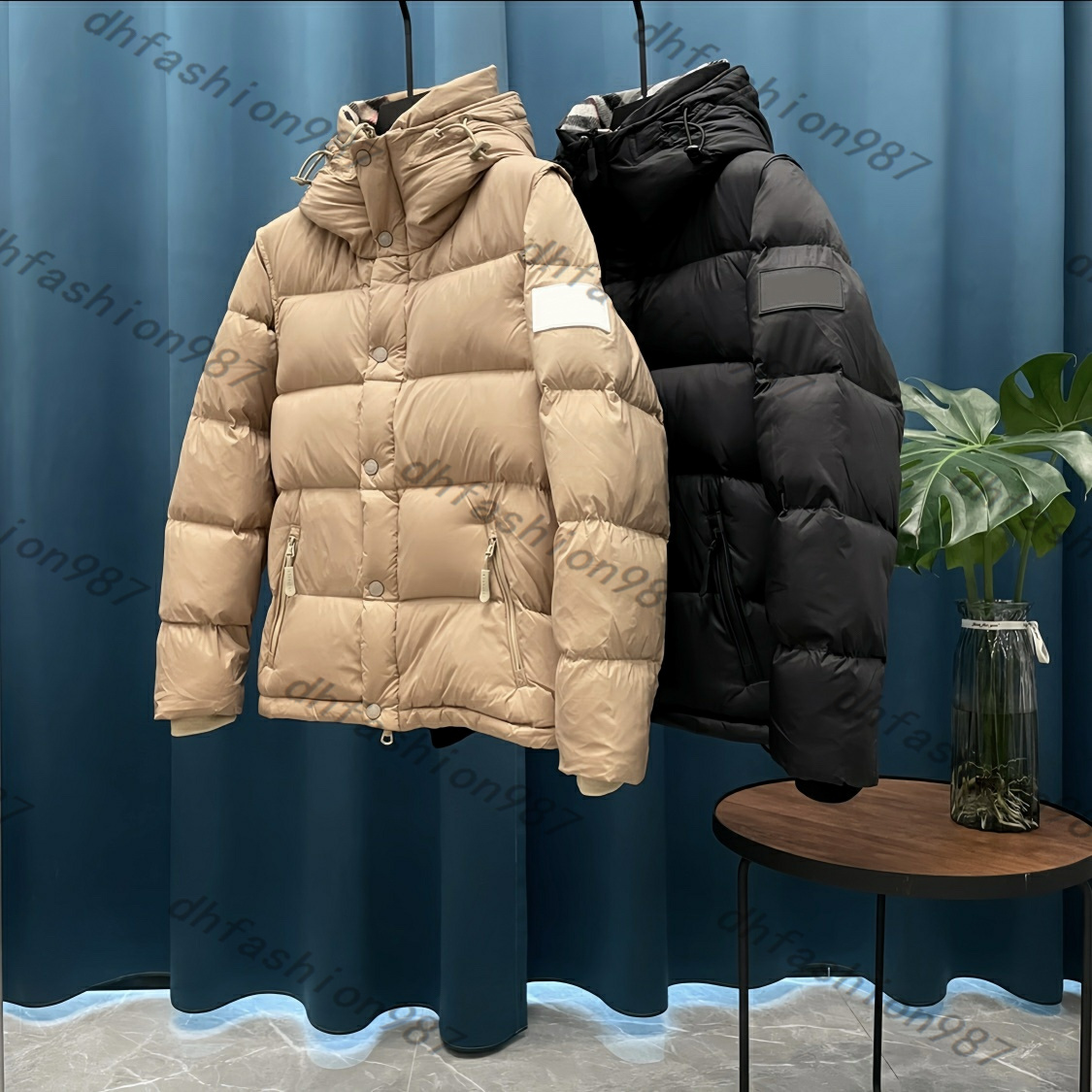 Designer Women Lockwell Puffer Jacket L Technical Parkas Winter Jacket With Removable Sleeves Luxury Letter Plaid Warm Jacket