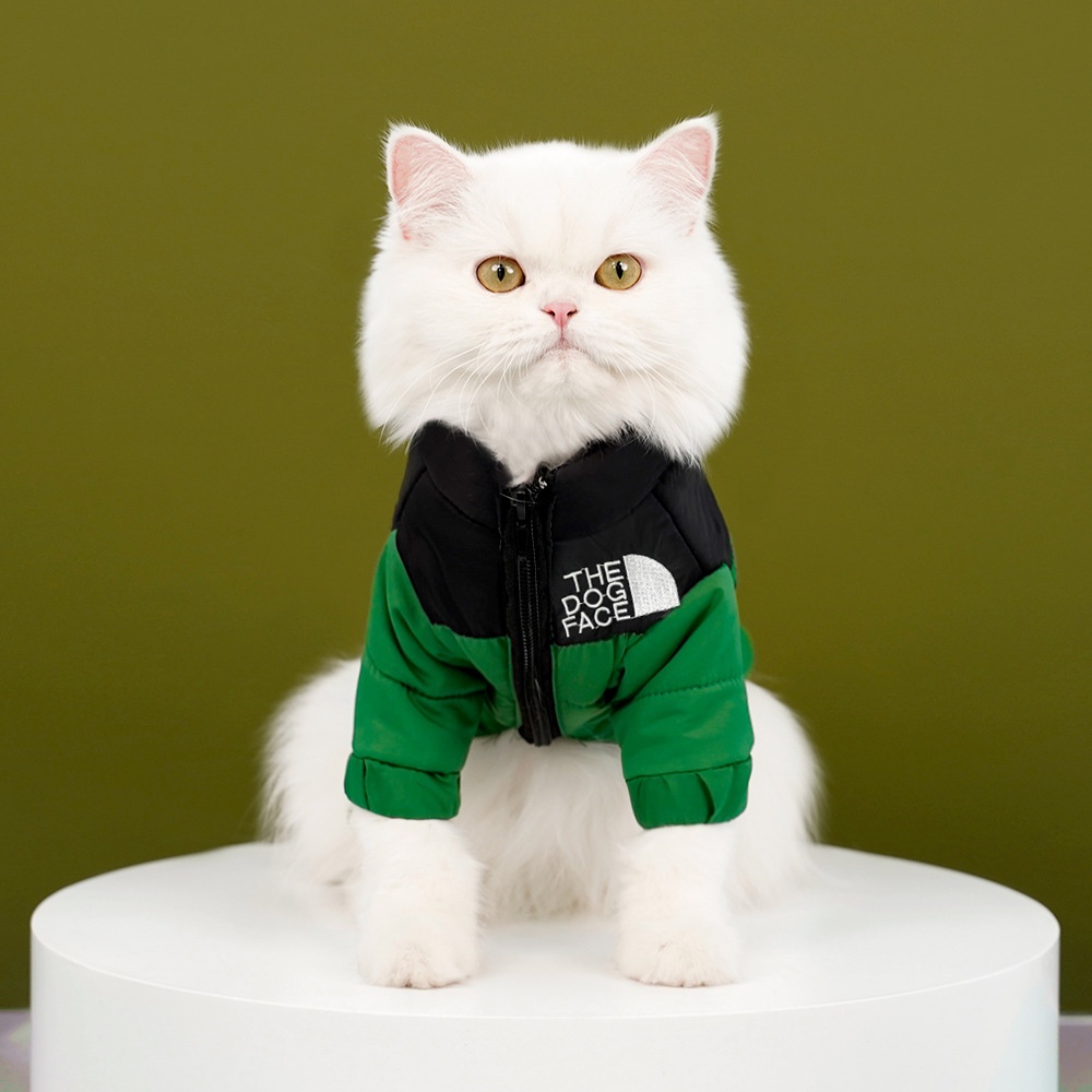 The Dog Face Puffer Seasonal Jacket Dog Winter Coat Duck Down Jacket for Small Medium Dogs-Thicken Dog Coat Windbreaker Puppy Winter Clothes CH314