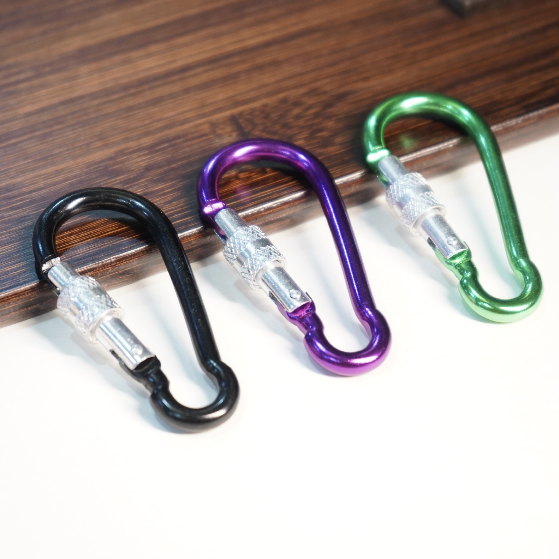 Heavy-Duty Aluminum Locked Carabiner for Mountaineering and Camping Perfect for Water Bottle Holder Accessories