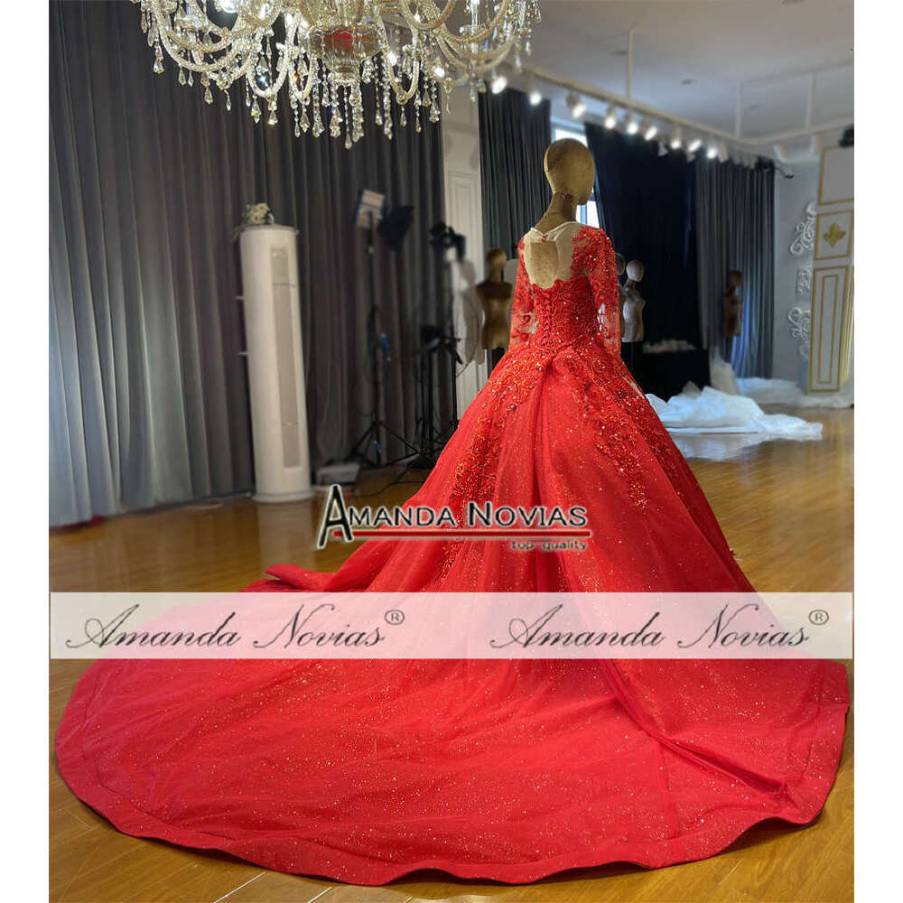 Sale Red Hot Wedding Dress 2 In 1 Style