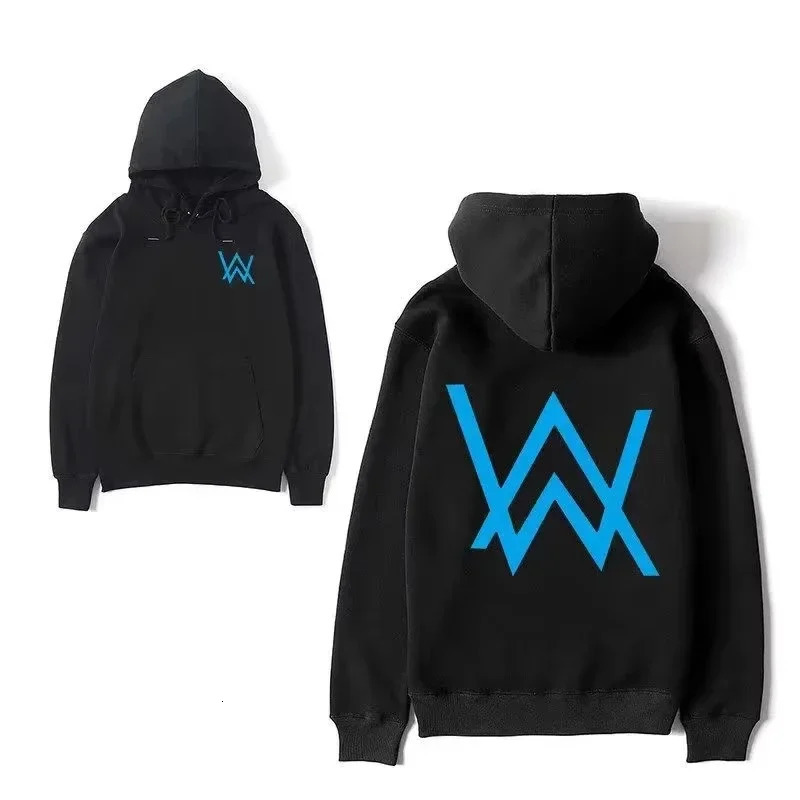 Alan Walker Women Fashion Hoodies Print Pullover Hooded Music Rapper Hip Singer Sweatshirt for Fans Men Tops 241011