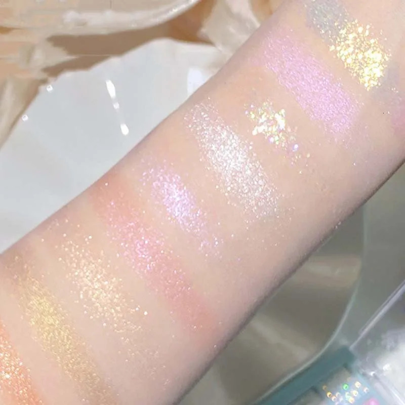 9 Colors Glitter Snowflake Eyeshadow Palette Dream Girl Pearly Eye Shadow Matte Highlights Cool Tone Charming Eyes Makeup y241008