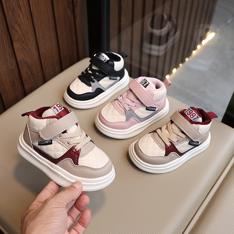 2025 Winter New Sneakers for Children Casual Shoes Boys and Girls Cutefeet Sport Basketball Shoes Anti-slip Toddler Baby Kids Outdoor Shoes Sizes 22 -
