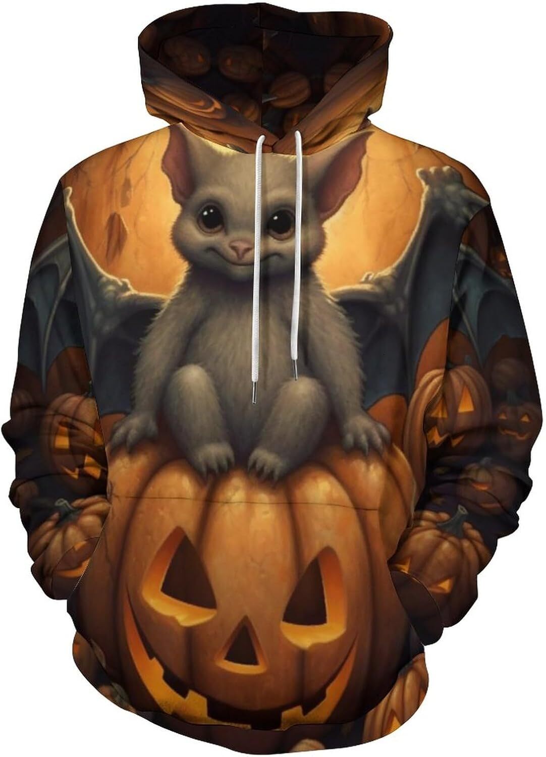 Hoodie for Mens Womens Unisex Dark Skull 3D Pattern Printed Pumpkin Lantern Anime Pattern Long Sleeve Pullover Hoodie Graphic Hoodies sweatshirt Fashi