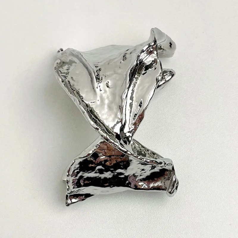 Bobokiki Jewelry European and American Fashion Knot Twisted Steel Retro Open Bracelet 240923