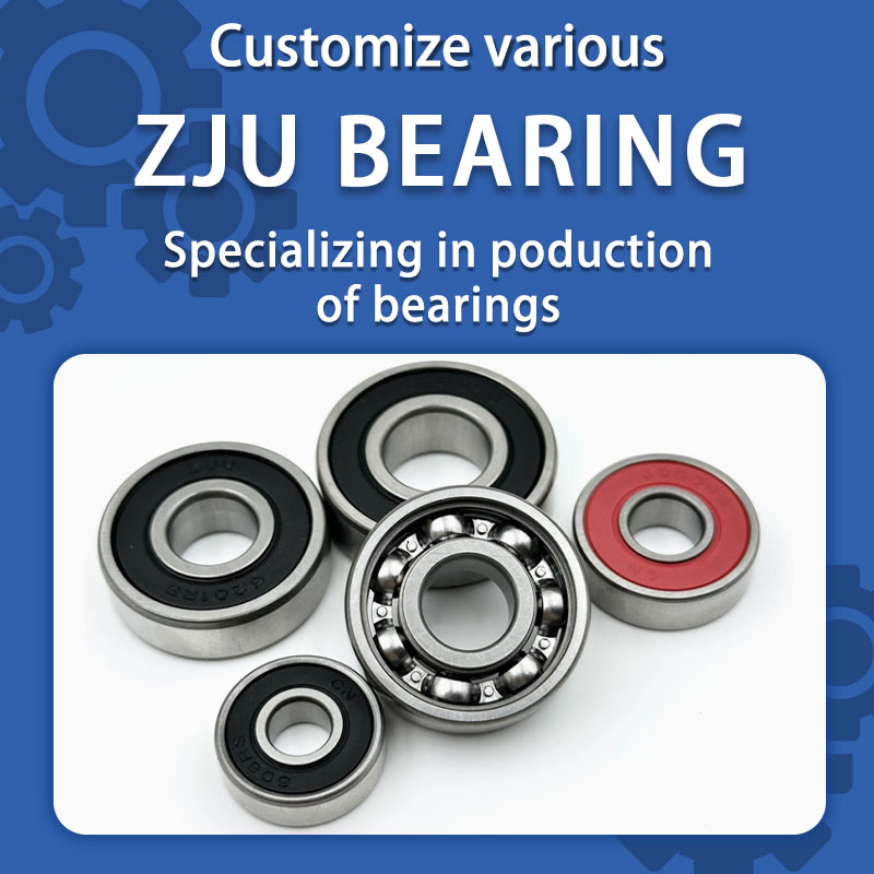 Deep Groove Ball Bearing 604 605 606 607 608 609 RS for 1688 Skateboard, Electric Scooter, Roller Skates, Fingertip Gyroscope, Printer