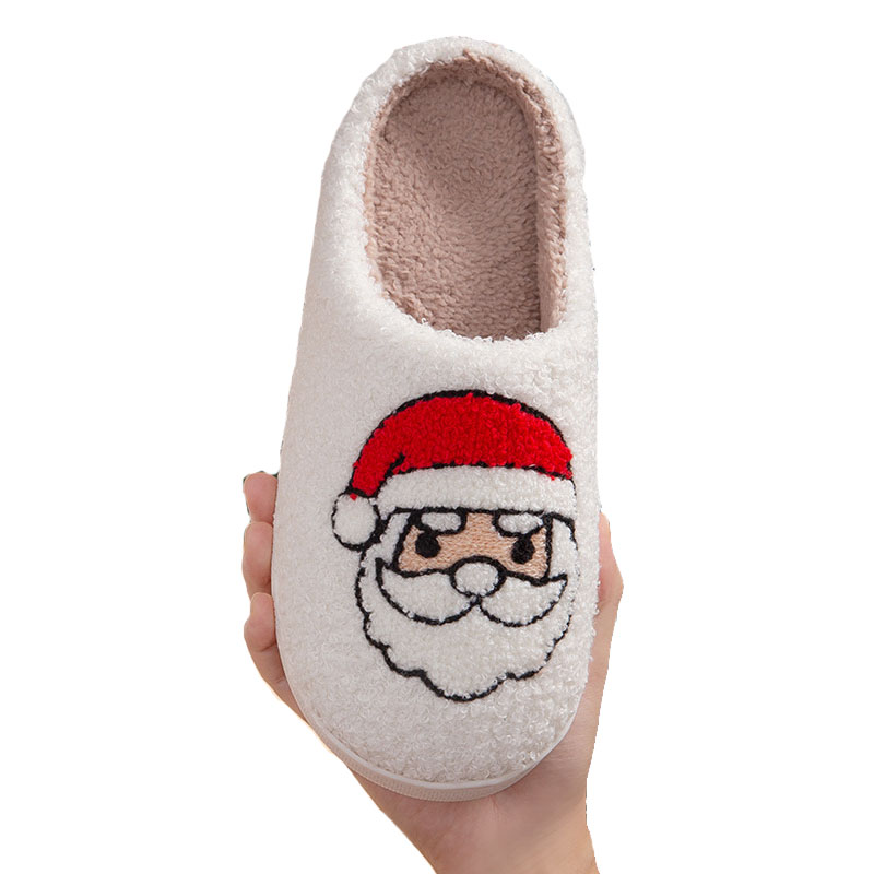 Christmas Party Home Indoor Soft Bottom Quiet Plus Warm Autumn And Winter Couple Slippers Free Shipping wholesale 223e