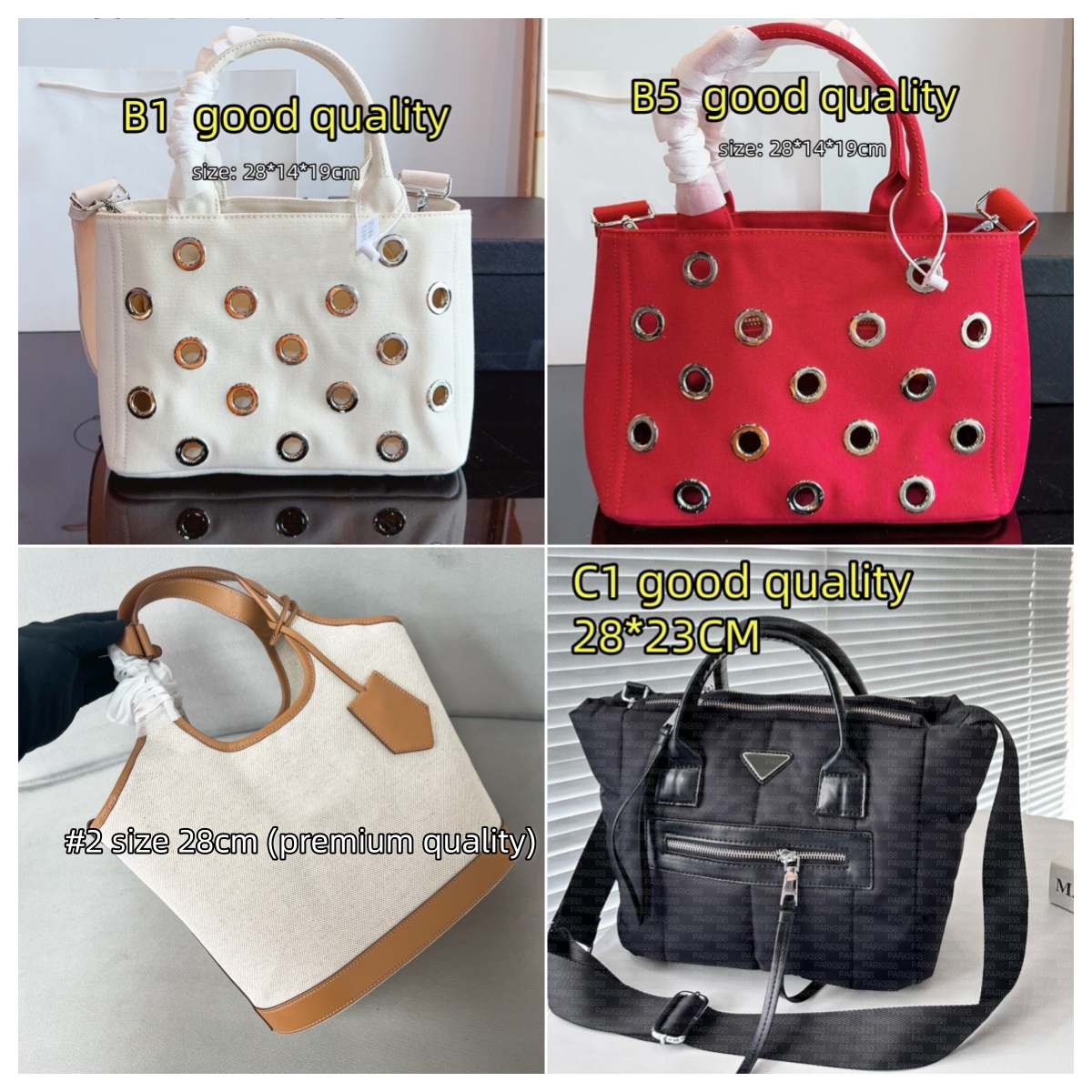 Elegant fashion summer vacation bag linen blended fabric cowhide double wristband letter logo embossed Tote bag Puff TOTE bag