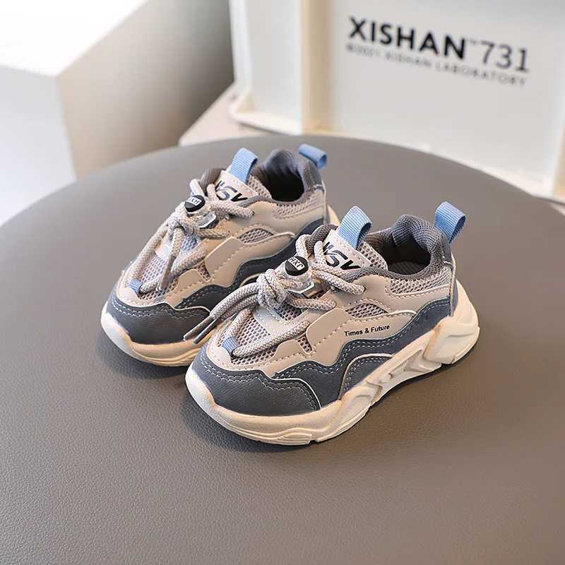 New Childrens Shoes 1-6 Year Old 3-Year Old Boys Sports Shoes Breathable Girls Mesh Running Shoes Baby Walking Shoes M241016