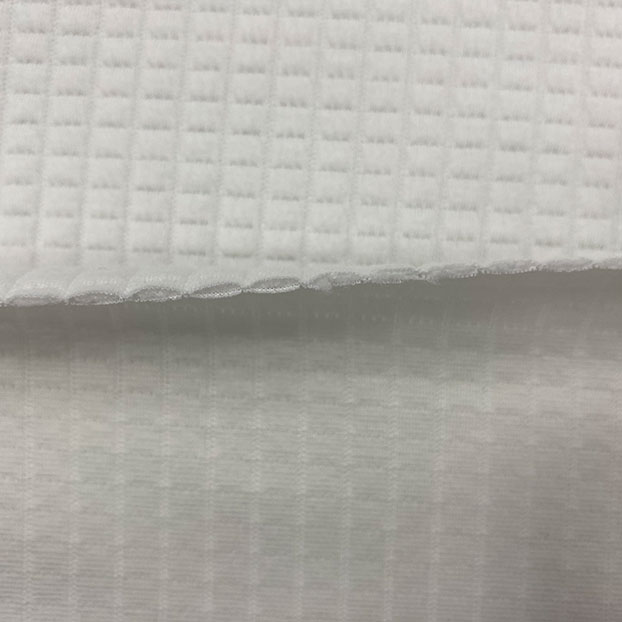 Elastic Textured Jacquard Knit Cloth Made from Spandex & Cotton Blend