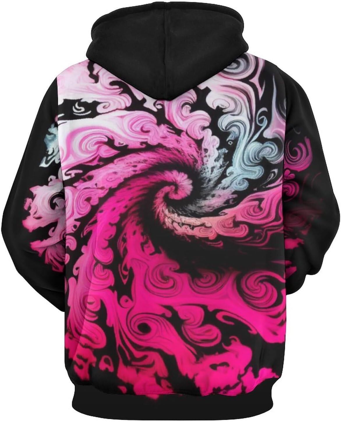 Hoodie for Mens Womens Funny Rainbow Tie Dyed Liquid Hoodie Casual Summer Sweatshirt Hoodies Graphic Hoodies sweatshirt Pullover Long Sleeve