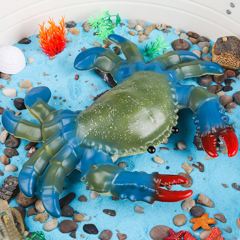 Soft Rubber Sea Turtle Cognitive Toy - Marine Animal Model for Kids with Vent Decompression Feature