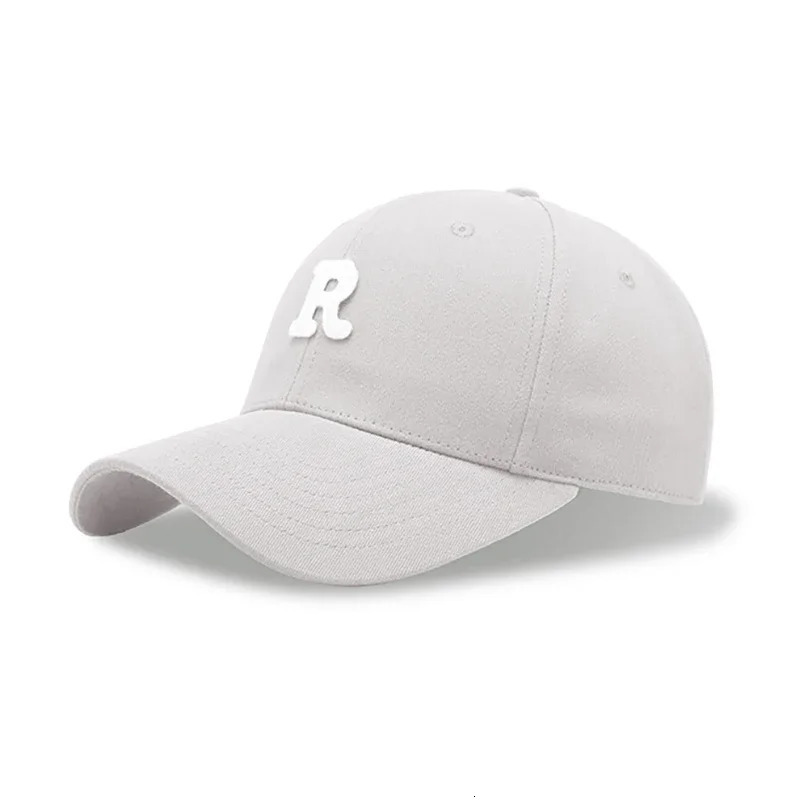 R letter baseball cap mens cotton large cap suitable for big head 65-70cm 60-65cm 56-60CM 241015