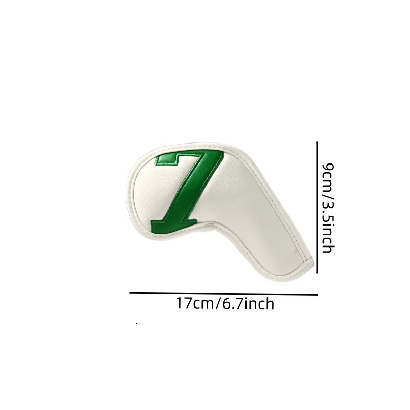 10 pieces Golf Iron Head Covers Iron Headcovers PU Leather Wedges Covers Fast delivery 241010