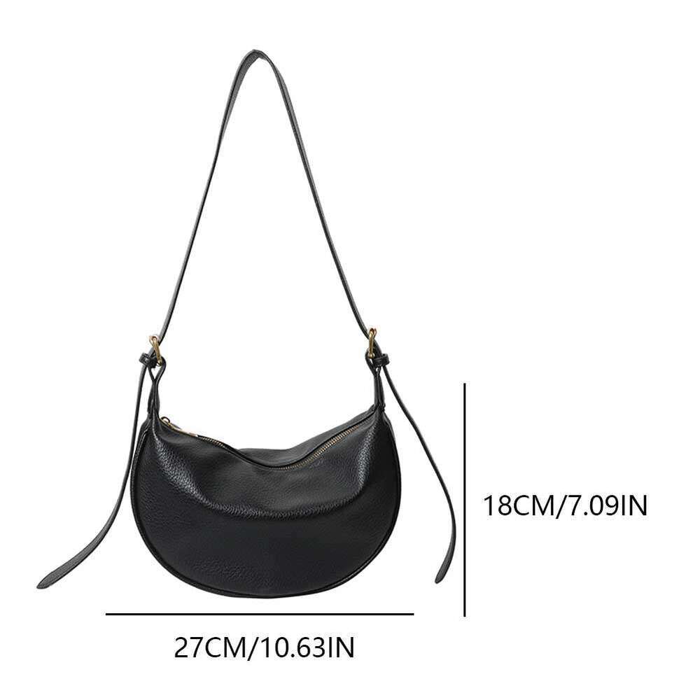 Tote For Women Crescent Hobo PU Leather Shoulder Bags Purse Slouchy Ladies Elegant Handbag Purses Crossbody Bag 2024