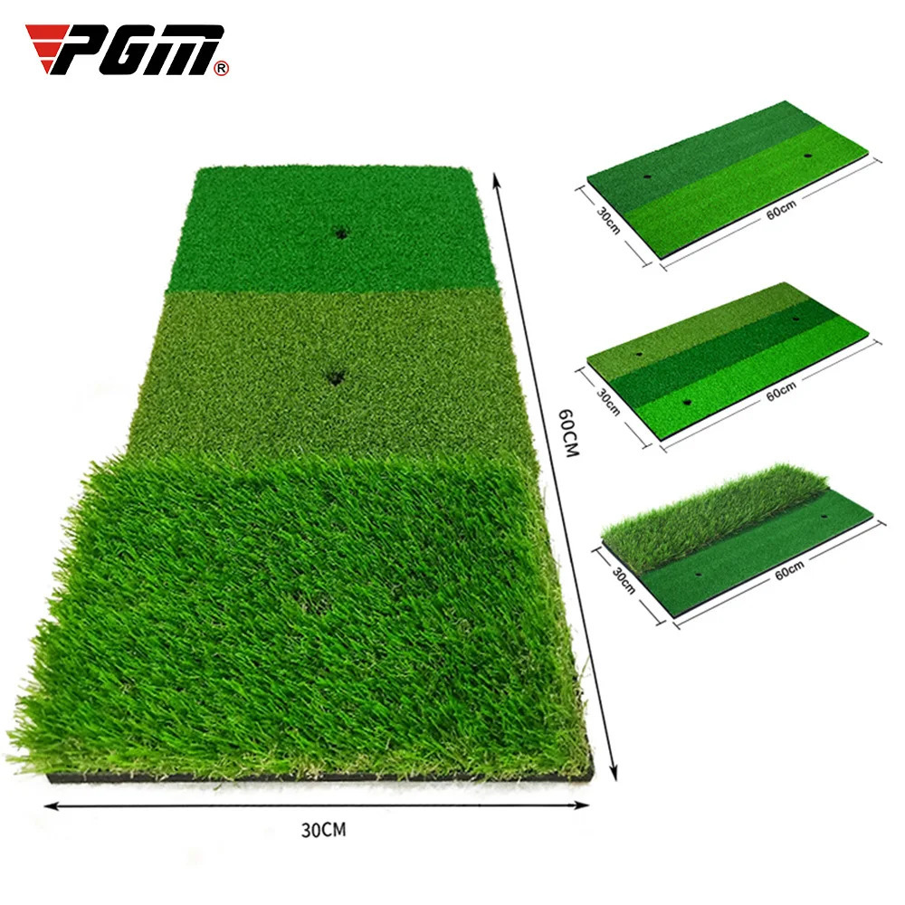 PGM Golf Ball Mat Indoor/Outdoor Mini Practice Durable PP Grass Mat Backyard Sports Golf Training Auxiliary Accessory DJD003 241016