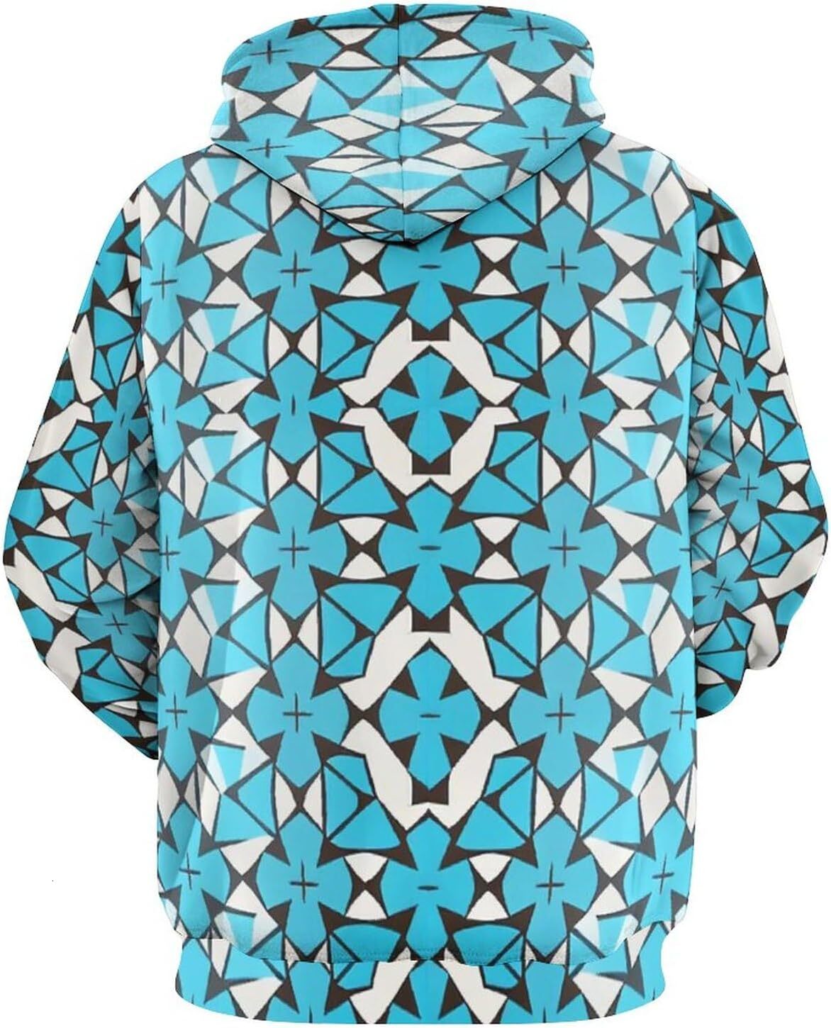 Hoodie for Mens Womens Unisex 3D Geometric Printing Abstract Pattern Cool Hoodie Novelty Trippy Long Sleeved Sweatshirt Hoodie Graphic Fashion Trends