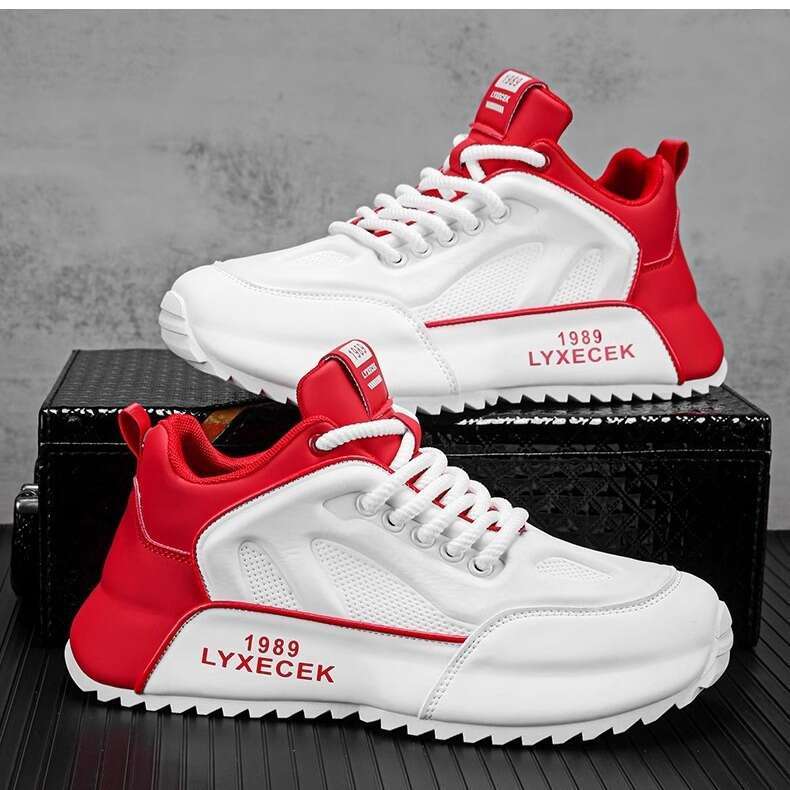 European Station Men's Shoes Spring Trendy Brand High End Versatile Casual Sports Thick Soled Tall Men's Designer Trendy Shoes bd3