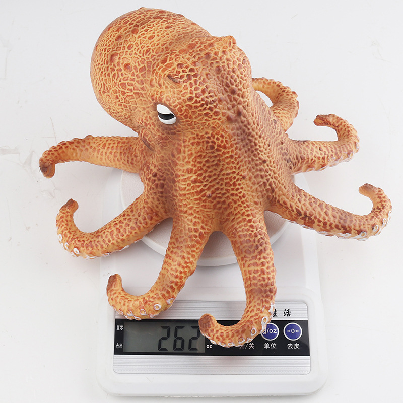Soft Glue Marine Animal Models for Kids - Large Octopus & Squid Vent Decompression Toys