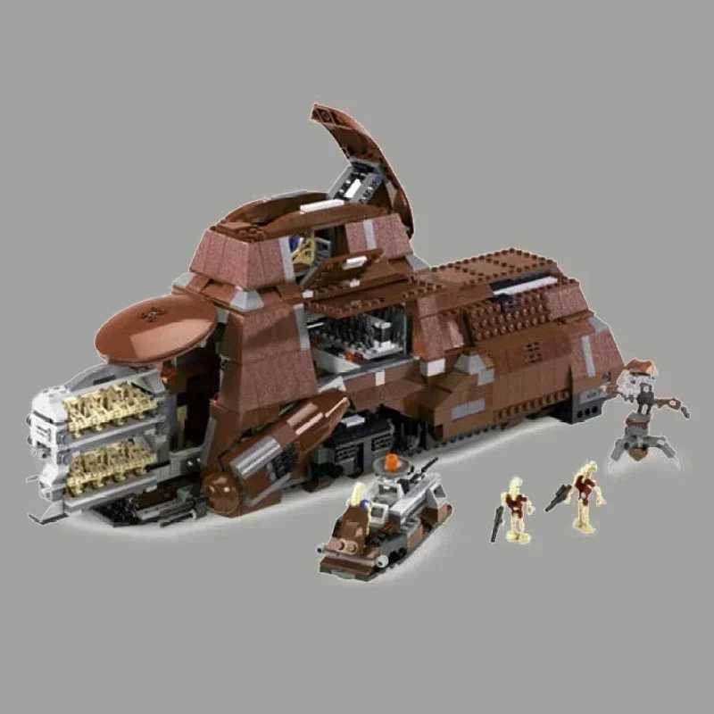 Free shipping 1338 Star Plan including Combat Robot Troop Carrier Trade Federation MTT MOC Model DIY Building Block Toys