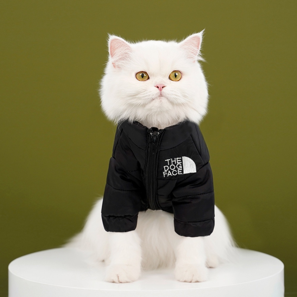 The Dog Face Puffer Seasonal Jacket Dog Winter Coat Duck Down Jacket for Small Medium Dogs-Thicken Dog Coat Windbreaker Puppy Winter Clothes CH314