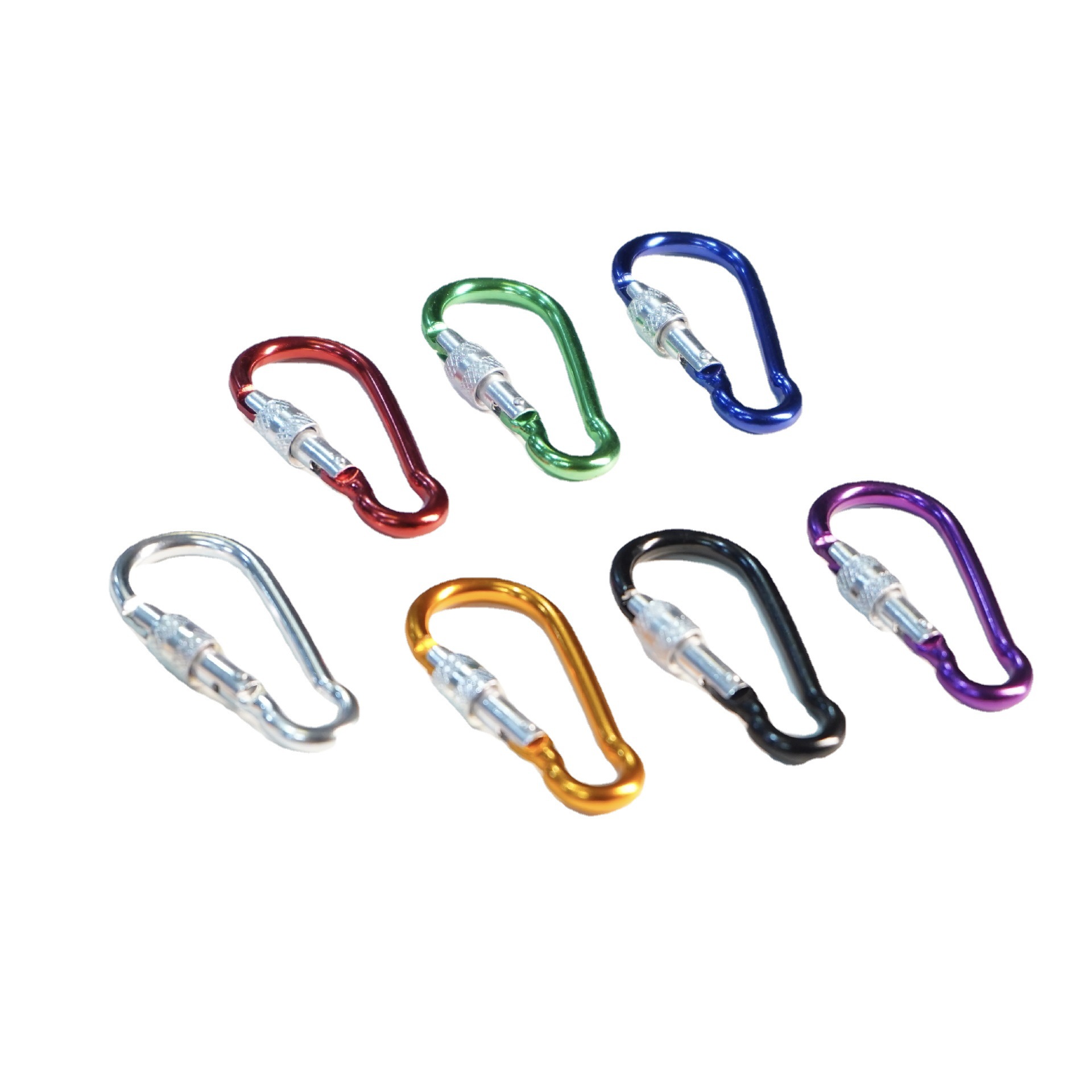 Heavy-Duty Aluminum Locked Carabiner for Mountaineering and Camping Perfect for Water Bottle Holder Accessories