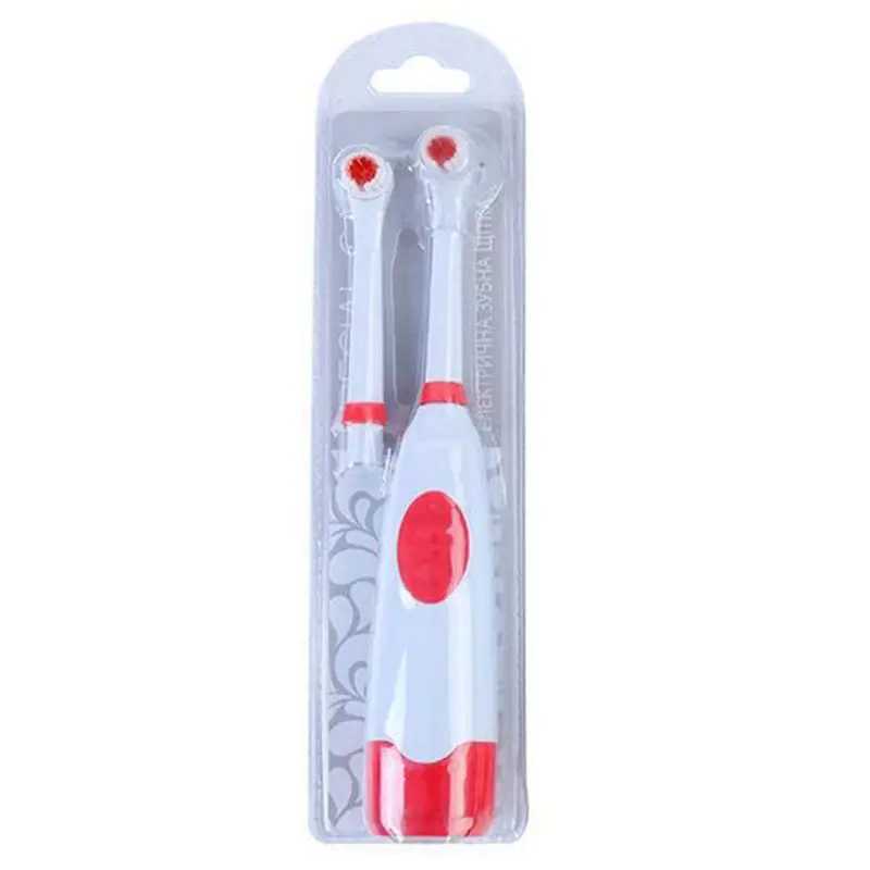 New Arrival Vibration electric toothbrush head pack battery powered automatic non charging waterproof oral hygiene brush G241017