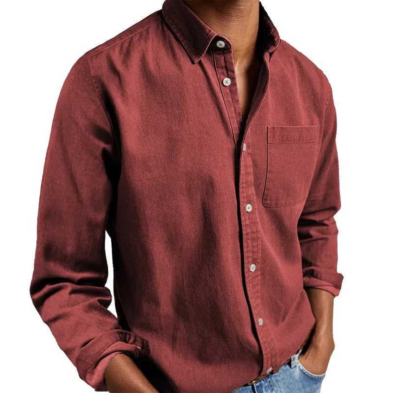 Mens Shirts Social Formal Shirt Long Sleeve Dress Shirts Tops Man Casual White Shirt Blouses Fashion Elegant Shirts Man Clothing LX241017
