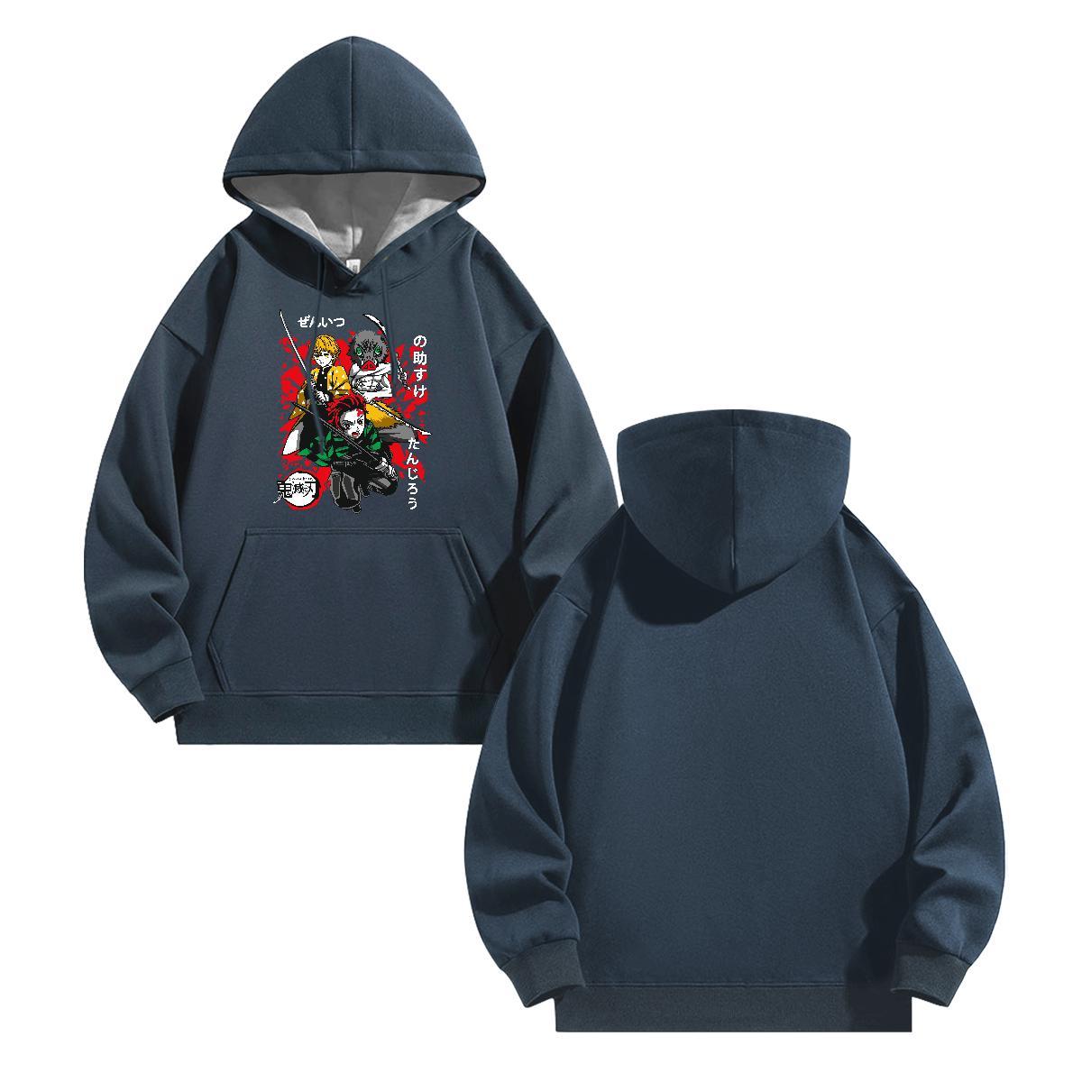 Brand Men Sweatshirt hoodie Street wear Hip Hop Loose Fit Hoodie for Man Woman Breathable Soft Anime Oversized US Size Top Pullover Hoodie Thick Fleec