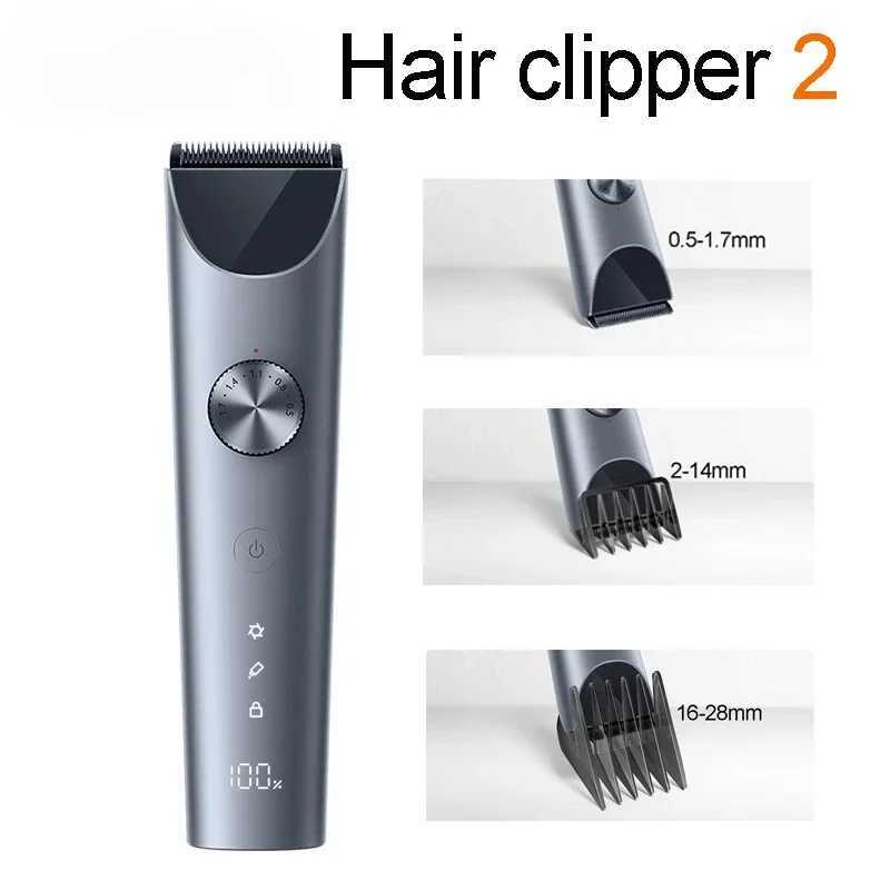 Barber 2 Home Wireless Trimmer Barber IPX7 Titanium Alloy Blade Mens Side Burn Electric Shaver W241017