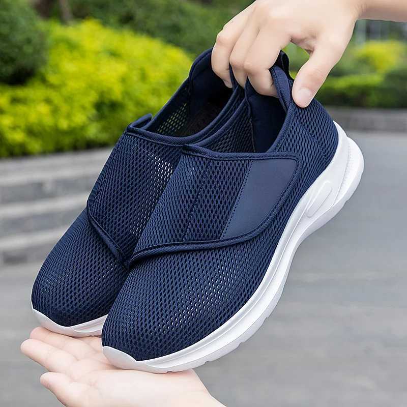 Womens Orthopaedic Wide Feet Swollen Walking Casual Shoes Unisex Thumb Evolution Adjustable Soft and Comfortable diabetes Mens Shoes Y241017