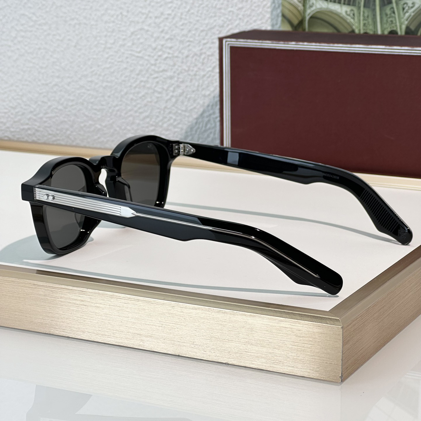 Sunglasses Women Men Summer ZEPHIRIN 47 Outdoor Catwalk Thick Acetate Fiber Style Anti-Ultraviolet UV400 Retro Plate Full Frame Fashion Glasses Random