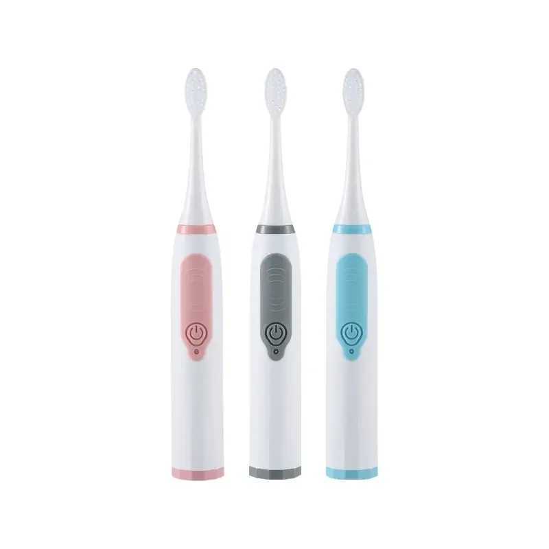 New Arrival Sonic electric toothbrush deep cleaning toothbrush long-life battery model toothbrush waterproof adult replacement head G241017
