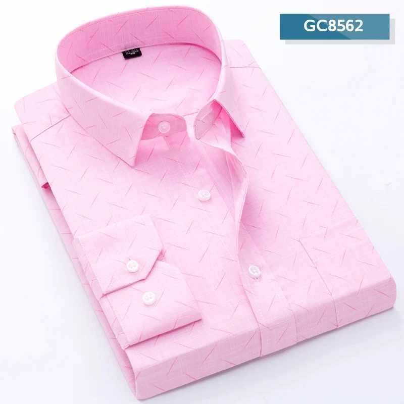 New Brand Shirts Men Long Sleeve Formal Classic Plaid Casual Soft Comfortable Single Pocket Button Down Youthful Camisa Social LX241017