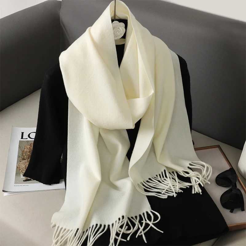 New 62 color winter scarf suitable for warm and cozy cashmere scarves headscarves solid color womens shawl bags Fem Pashmina Bandana scarves X2410171