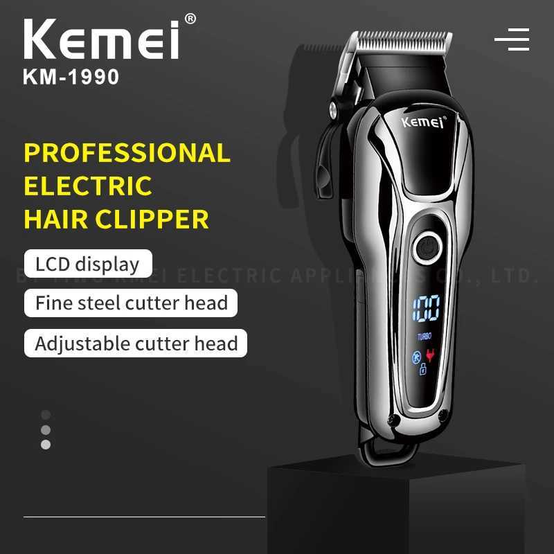 High quality professional Kemei electric hair clipper suitable for salon baby hair clippers Kemei KM-1990 W241017